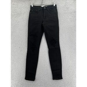 Vineyard Vines Black Jeans High Rise Skinny Women 25 (Fit 26x28) Stretch
